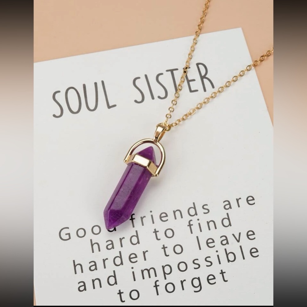 🆕 FRIENDS (Soul Sisters) Purple Necklace!!! Brand NEW!!!  Gift Idea!!!
